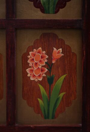 SW 066 کمد چوبی نقاشی شده دکوری چوبی منزل  لوازم چوبی منزل