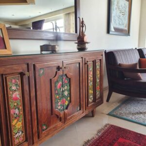 Sw 0190 کنسول چوبی بزرگ دکوری چوبی منزل  لوازم چوبی منزل